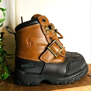 Polo Ralph Lauren Colby Mid II Duck Boot Toddlers Size‎ 5 EUC